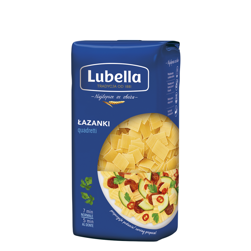 Lubella Makaron łazanki 400 g